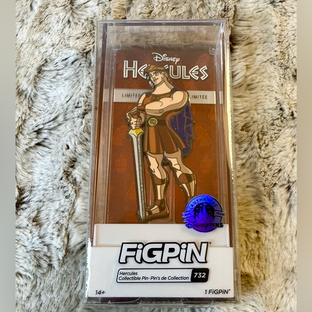 NWT *Discontinued* Disney Parks Authentic Hercules FiGPiN Collectible Pin